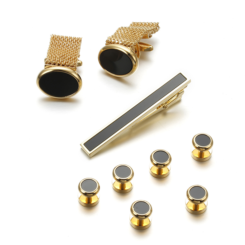 VAGULA New 9PCS Cuff links Tie - Tie Bar Set Gift recensie en prijs