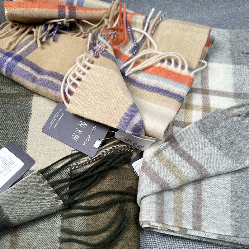 High Quality 100% Wool Scarf W - Muffler Men Wool recensie en prijs