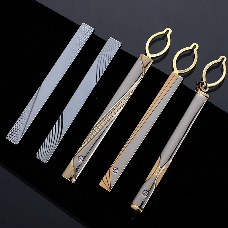 Men Metal Simple Necktie Buckl - Tie Clip Silver recensie en prijs