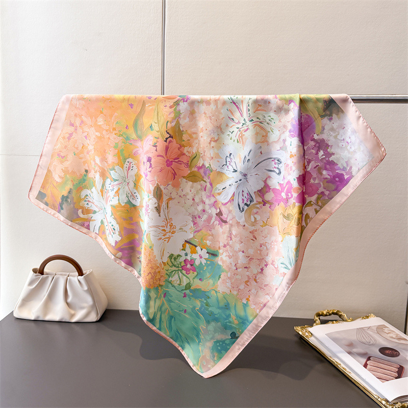 70*70cm Square Silk Scarf for  - Ascot Neck Scarf recensie en prijs
