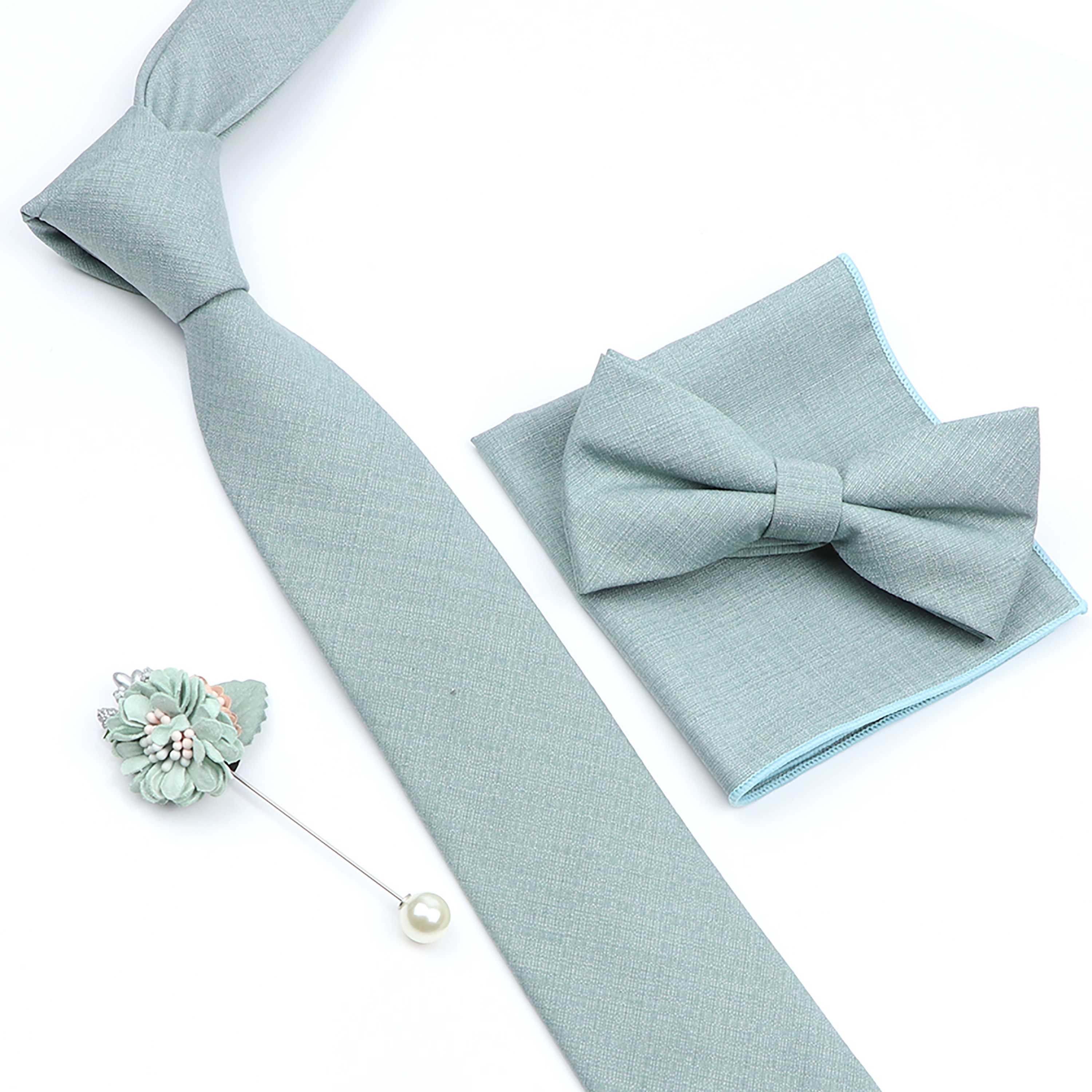 Beautiful Solid Color Tie Broo - Skinny Tie Men recensie en prijs