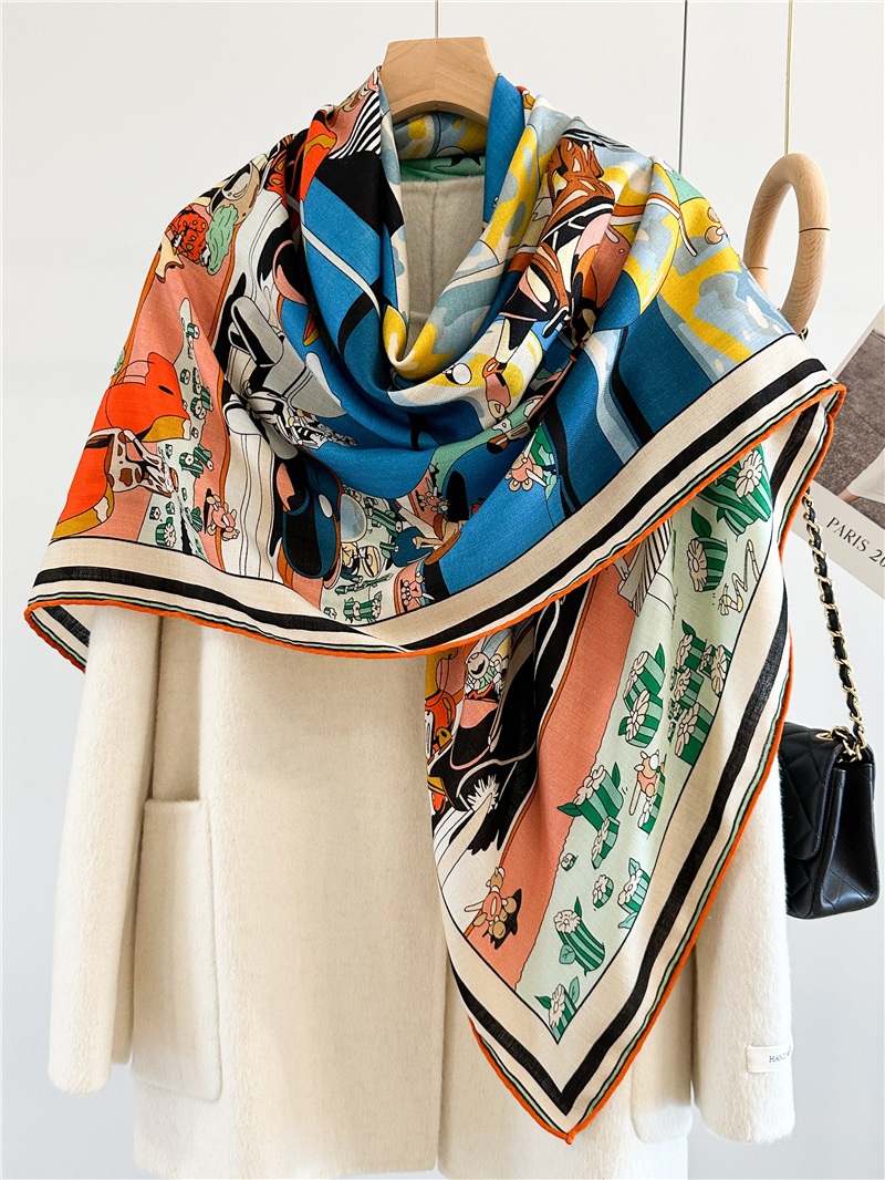 Luxury Designer Wool Silk Scar - Pashmina Wrap Large recensie en prijs
