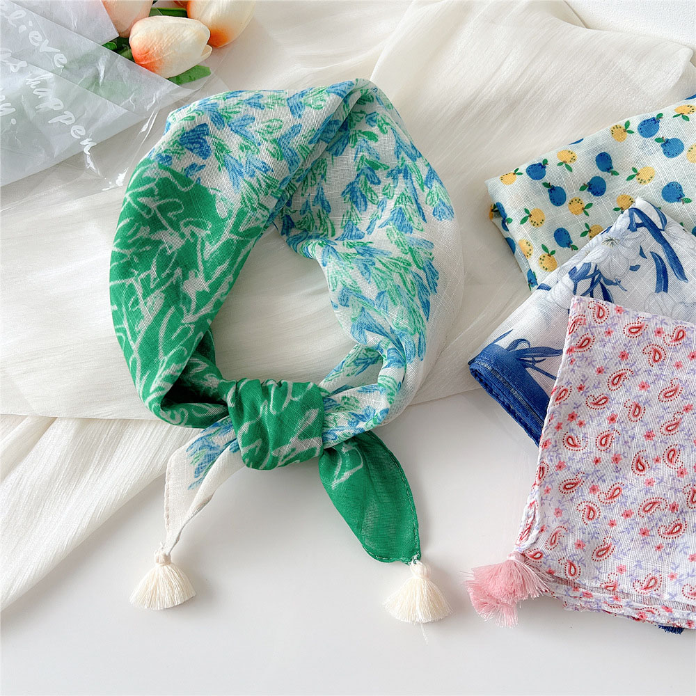 Summer Scarf Colorful Flower P - Bandana Cotton recensie en prijs