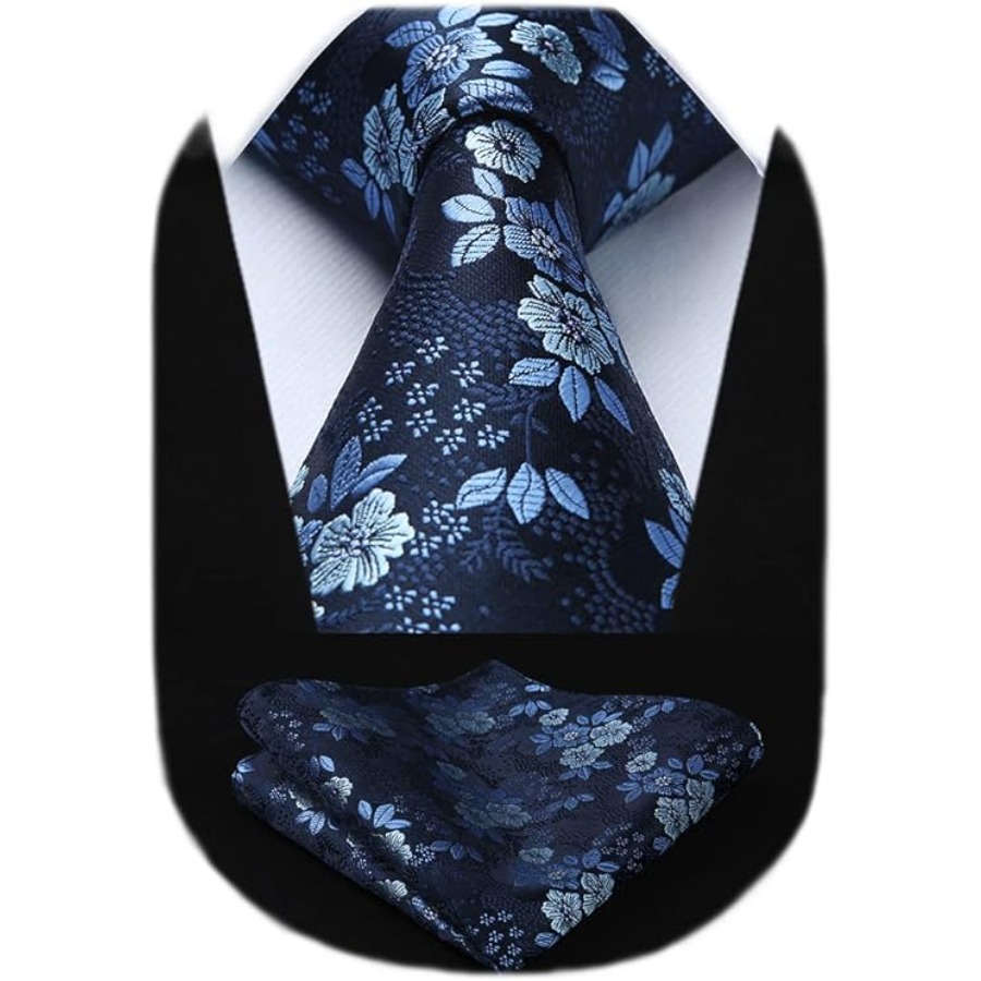 Men Floral Ties Woven Classic  - Pocket Square Set recensie en prijs