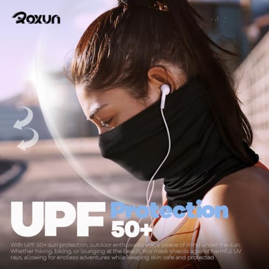 ROXUN 4 Pack Neck Gaiter, Cool - Face Scarf Mask recensie en prijs