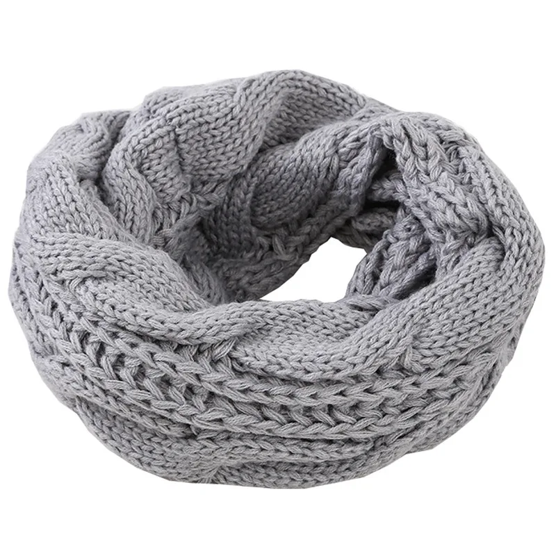 Men Women Boys Girls Thick Rib - Infinity Scarf Knit recensie en prijs