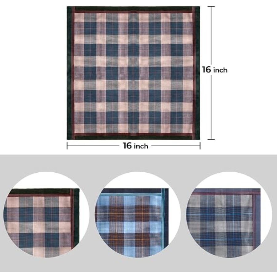 Handkerchiefs for Men, 12PCS 1 - Handkerchief Cotton Men recensie en prijs