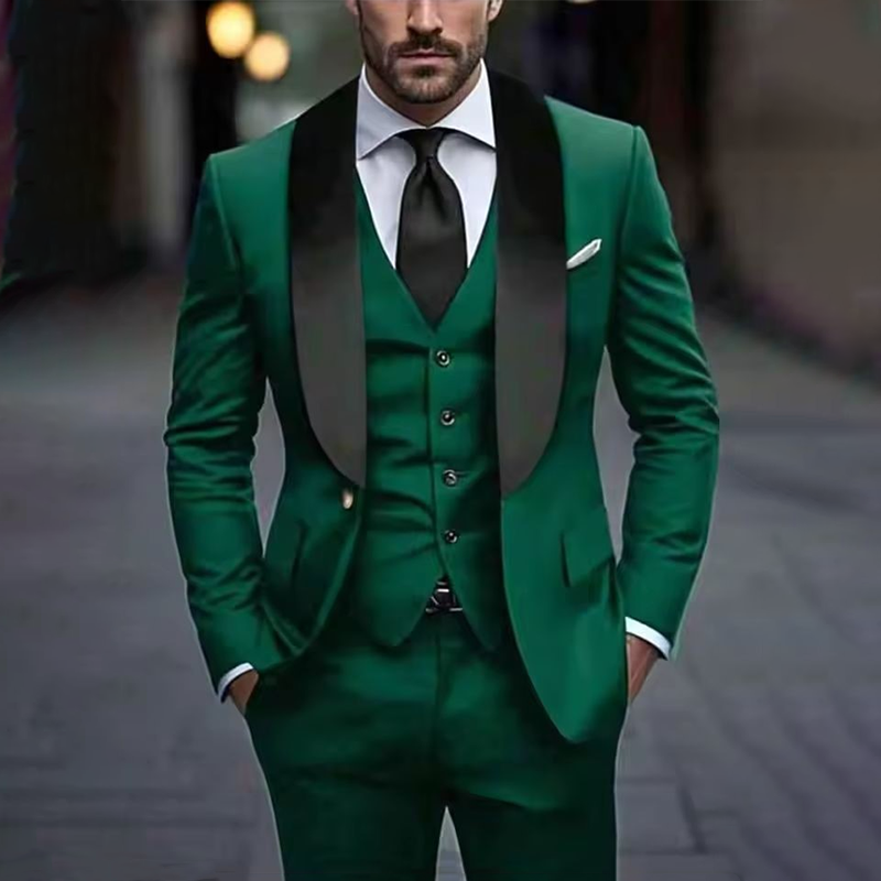 Elegant man suit Green Men Sui - Muffler Men Wool recensie en prijs