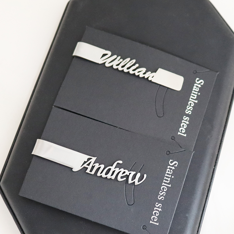 DIY Letter Name Pattern 4.8*0. - Tie Clip Silver recensie en prijs