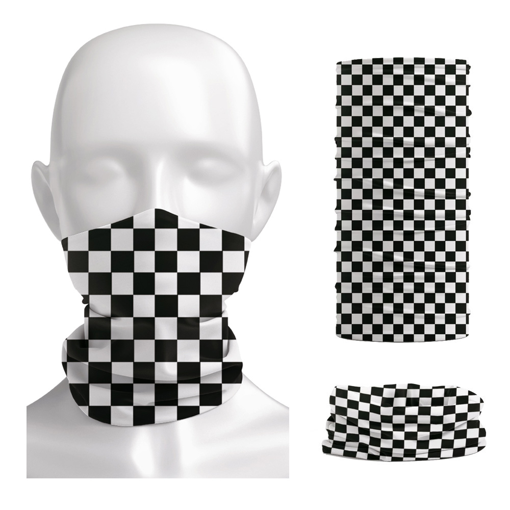 Checkered Ska Printed Headband - Neck Warmer Tube recensie en prijs