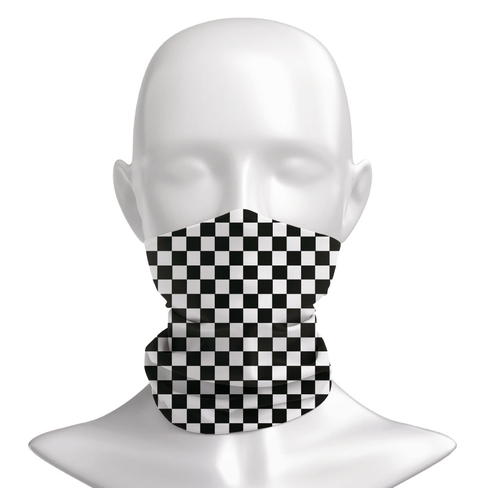 Checkered Ska Printed Headband - Neck Warmer Tube recensie en prijs